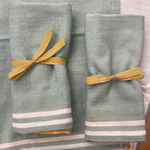 Load image into Gallery viewer, Kara Weaves Saffron Mint Kitchen Towel