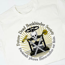 Load image into Gallery viewer, &quot;Future Dead Bookbinder&quot; T-Shirt by Johnny Carrera