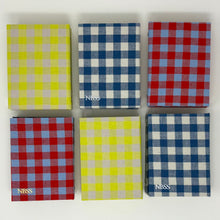 Load image into Gallery viewer, Gingham Cloth Binder