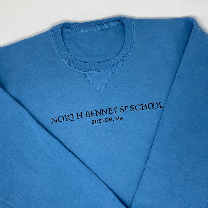 Blue Crew Neck Sweatshirt